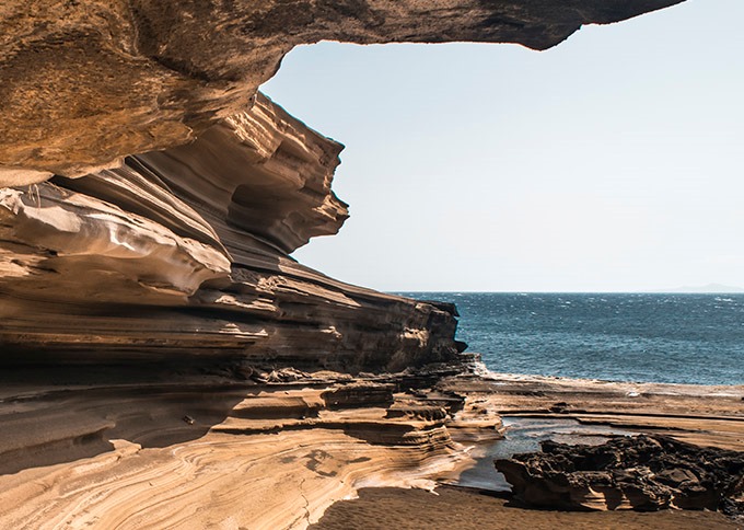 Island travel by boat in Cape Verde during September 2020